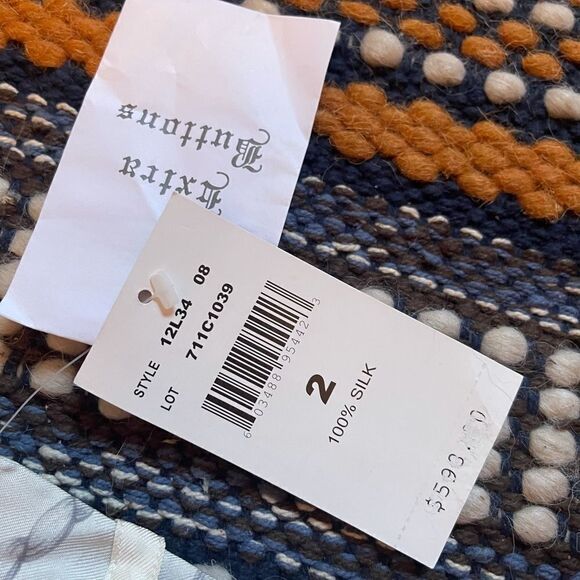 Ralph Lauren black label silk shorts sz 2 - Picture 7 of 12